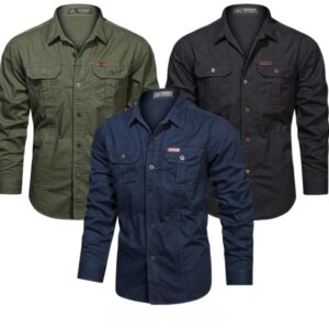 Full sleeves double pocket panel Shirt