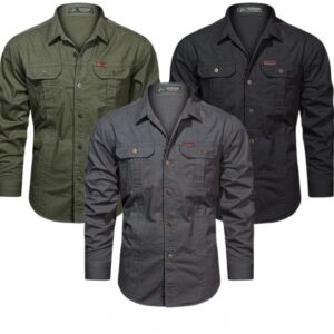 Full sleeves double pocket panel Shirt