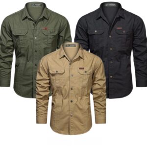 Full sleeves double pocket panel Shirt