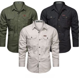 Full sleeves double pocket panel Shirt