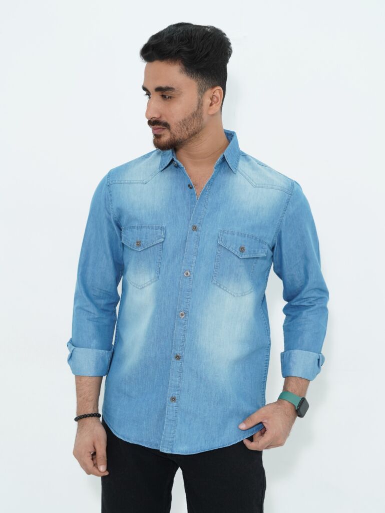 Light Blue Denim Shirt
